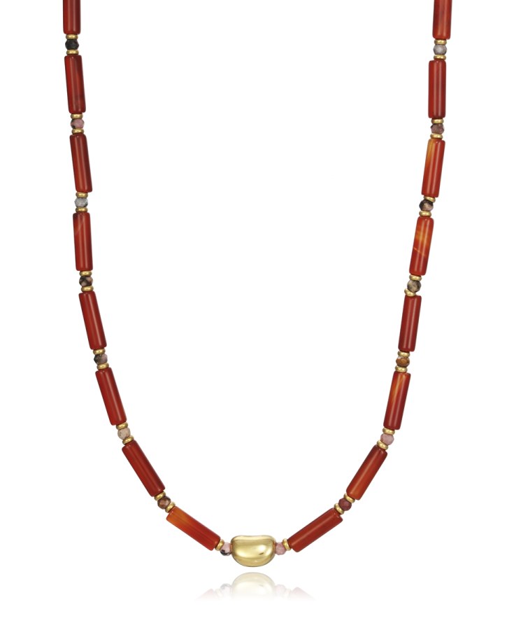 Viceroy Stylový ocelový náhrdelník z achátu Chic 1440C09012 - Náhrdelníky