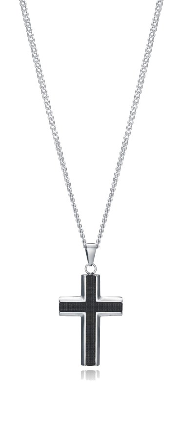 Viceroy Stylový pánský náhrdelník s křížkem Magnum 75299C01010 - Náhrdelníky
