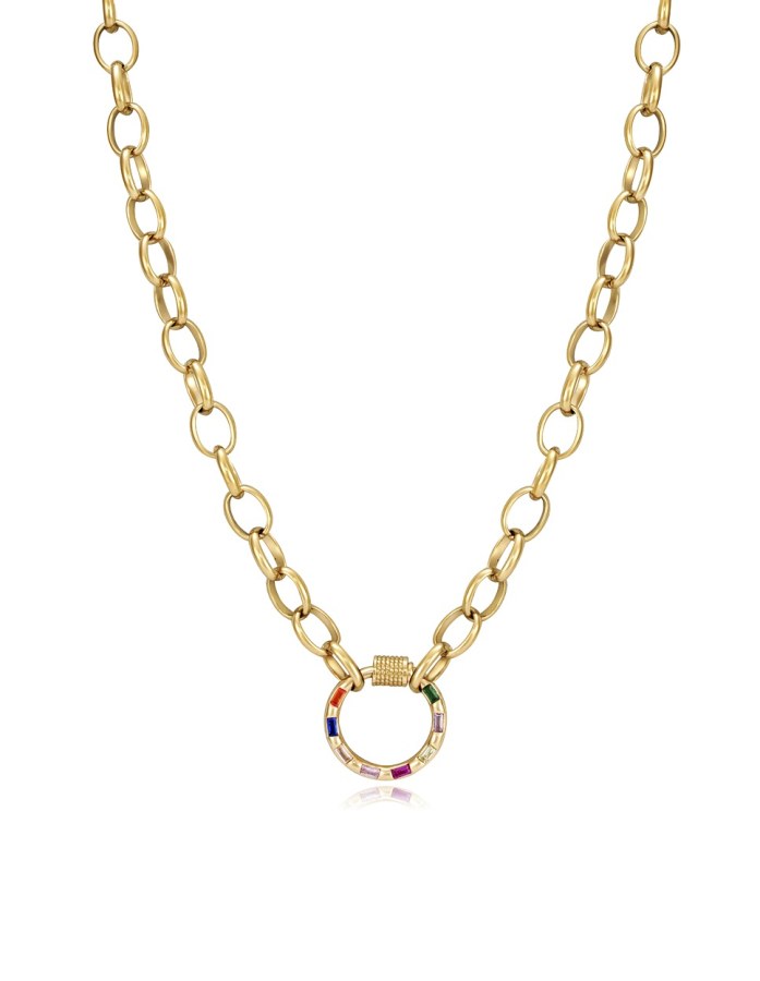 Viceroy Stylový pozlacený náhrdelník Chic 1379C01012 - Náhrdelníky
