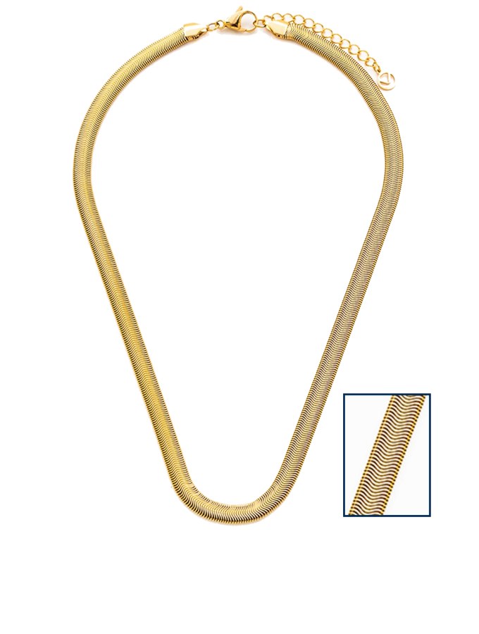Viceroy Výrazný pozlacený náhrdelník z oceli Chic 1372C01012 - Náhrdelníky