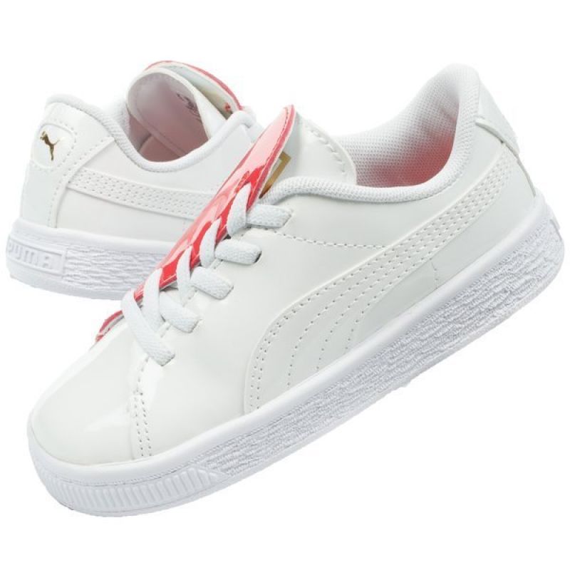 Basket Crush Patent Dětská juniorská obuv 369676 01 - Puma - Pro děti boty