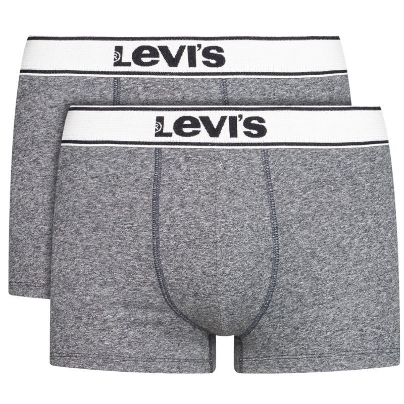 Pánské boxerky 2Pack 37149-0388 Grey - Levi´s - Pro muže spodní prádlo a plavky