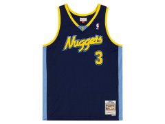 Mitchell & Ness Pánský dres NBA Denver Nuggets Allen Iverson SMJY4205-DNU06AIVASBL
