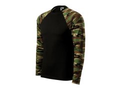 Pánská košile Rimeck Camouflage LS M MLI-16633 maskáčová hnědá košile
