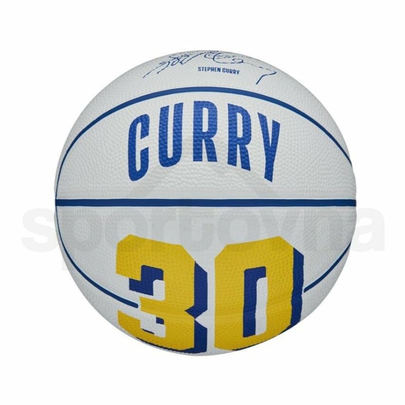 Basketbalový míč NBA Player Icon Stephen Curry Mini WZ4007401XB bílý - Wilson - Sportovní doplňky Míče