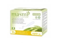 Masmi Tampóny z organické bavlny MASMI Regular 18 ks