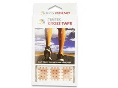 TEMTEX Cross Tape béžový 2,1 x 2,7 cm 180 ks 2