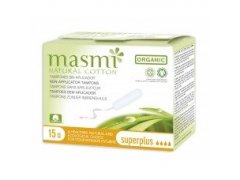 Masmi Tampóny z organické bavlny MASMI Super Plus 15 ks 2