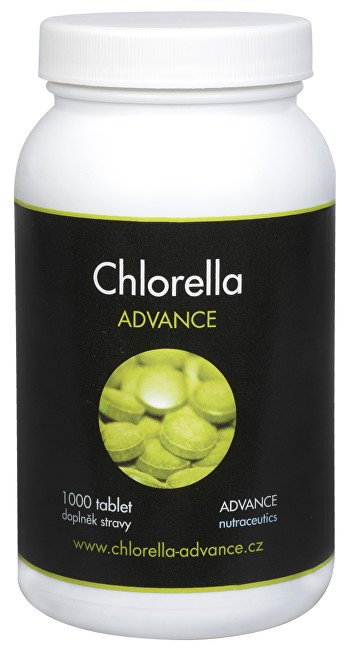 Advance nutraceutics BIO Chlorella 1 000 tablet - Přípravky zelené potraviny