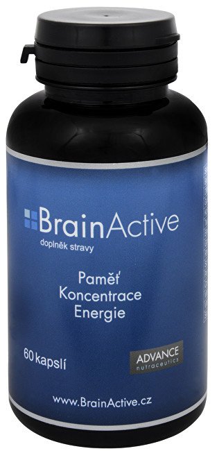 Advance nutraceutics BrainActive 60 kapslí - Přípravky mozek, paměť