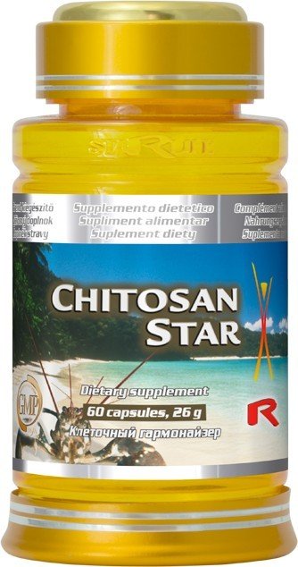 STARLIFE CHITOSAN STAR 60 kapslí - Přípravky hubnutí v menopauze