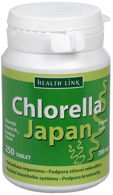 Phoenix Chlorella Japan 250 tbl. - Přípravky zelené potraviny