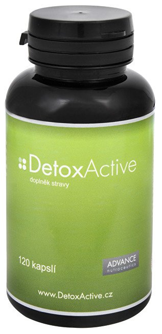Advance nutraceutics DetoxActive 120 kapslí - Přípravky detoxikace organismu