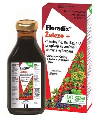 Liftec Salus Floradix 250 ml - Přípravky únava a nedostatek energie