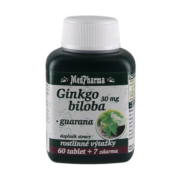MedPharma Ginkgo biloba 60 mg Forte 67 tablet - Přípravky únava a nedostatek energie