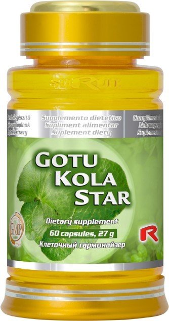 STARLIFE GOTU KOLA STAR 60 kapslí - Přípravky stárnutí a dlouhověkost