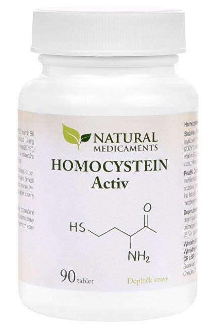 Natural Medicaments Homocystein Activ 90 tablet - Přípravky homocystein