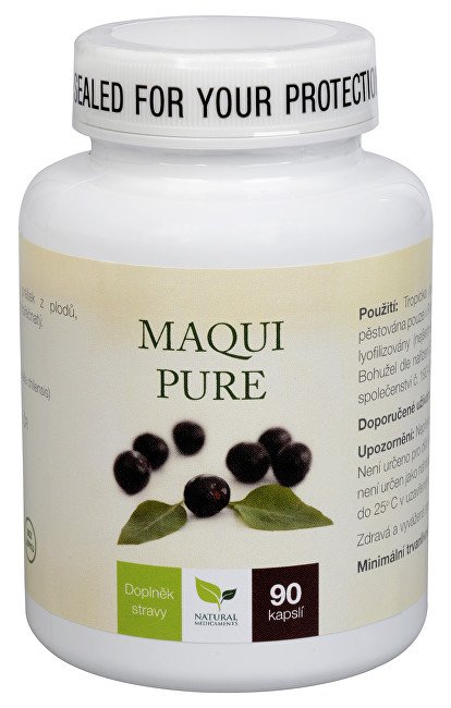 Natural Medicaments Maqui Pure 90 kapslí - Přípravky antioxidanty