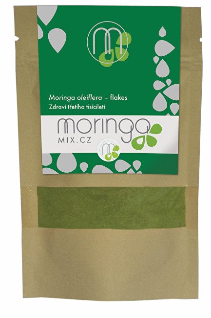 Moringa MIX Moringa olejodárná 100% - flakes 30 g - Přípravky bylinné sypané čaje