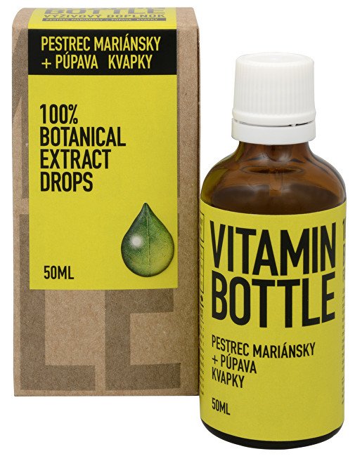 Vitamin Bottle Ostropestřec mariánský + pampeliška 50 ml - Přípravky detoxikace organismu