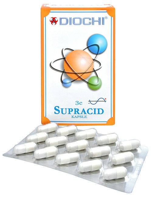 Diochi Supracid 60 kapslí - Přípravky překyselení organismu