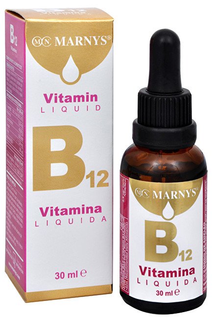 Marnys Tekutý vitamín B12 30 ml - Přípravky vitamíny a multivitamíny