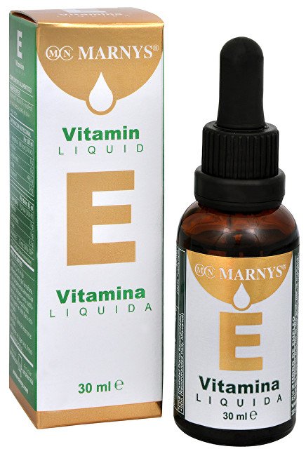 Marnys Tekutý vitamín E 30 ml - Přípravky vitamíny a multivitamíny
