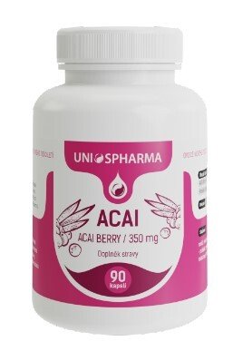 Unios Pharma Acai berry 350 mg 90 kapslí - Přípravky antioxidanty