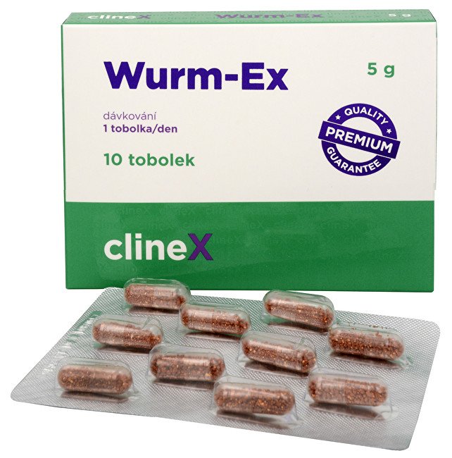 Clinex Wurm-Ex 10 tob. - Přípravky normální trávení