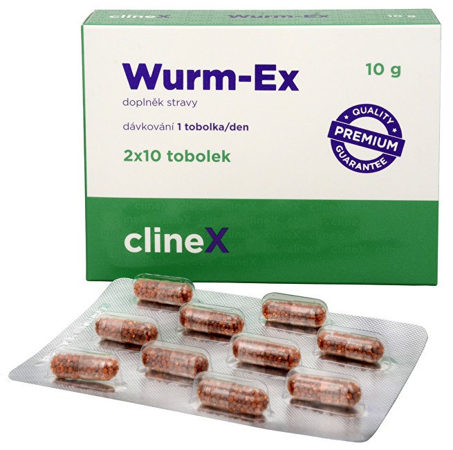 Clinex Wurm-Ex 20 tob. - Přípravky normální trávení