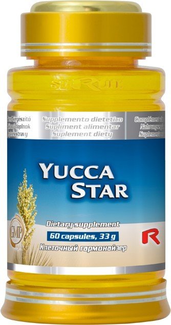 STARLIFE YUCCA STAR 60 kapslí - Přípravky detoxikace organismu