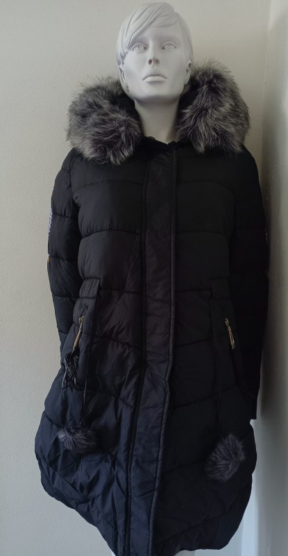 Dámská zimní bunda s kapucí J-W1704(ty0162) - Feifa