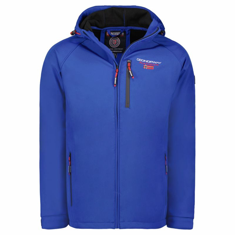 Geographical Norway Softshellová bunda Takito DB 009 M WY1163H/GN-ROYAL BLUE - Dámské oblečení Ženy bundy