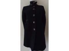 Dámský kabát na knoflíky M49032 - Riverine