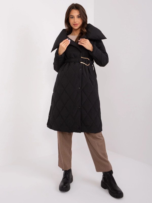 Dámský plášť NM KR TR8312.04P černý - FPrice
