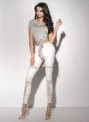 Dámské kalhoty Rock&Roll Suede Pants - ChickChick - Dámské oblečení Ženy kalhoty