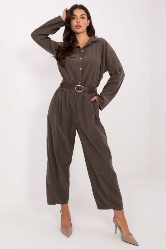 Kordové kalhoty model 220815 Italy Moda