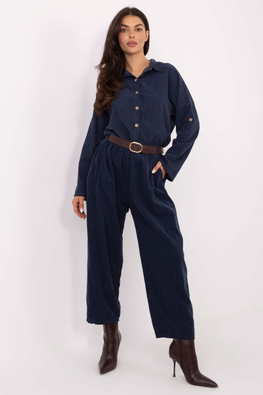 Kordové kalhoty model 220818 Italy Moda