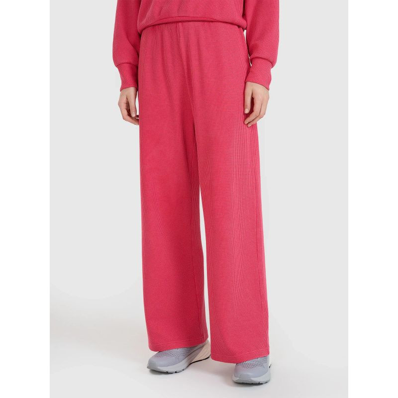 Dámské kalhoty oversize se širokými nohavicemi 4F 4FRSS25TTROF1396-54S dámské - Dámské oblečení Ženy kalhoty