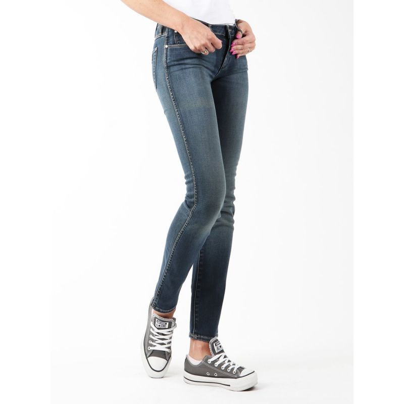 Džínové kalhoty Wrangler Courtney Storm Break W W23SP536V - Dámské oblečení Ženy kalhoty