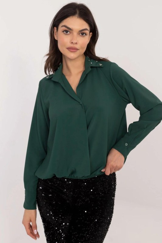 Košile s dlouhým rukávem model 203103 Italy Moda