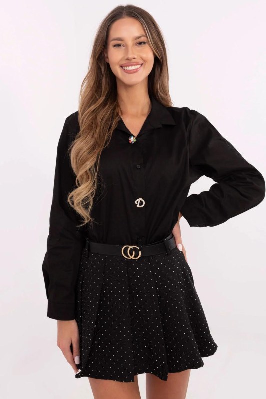 Košile s dlouhým rukávem model 204396 Italy Moda