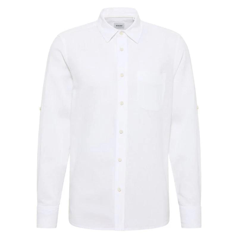 Košile Mustang Clemens Linen Cotton M 1014356-2045