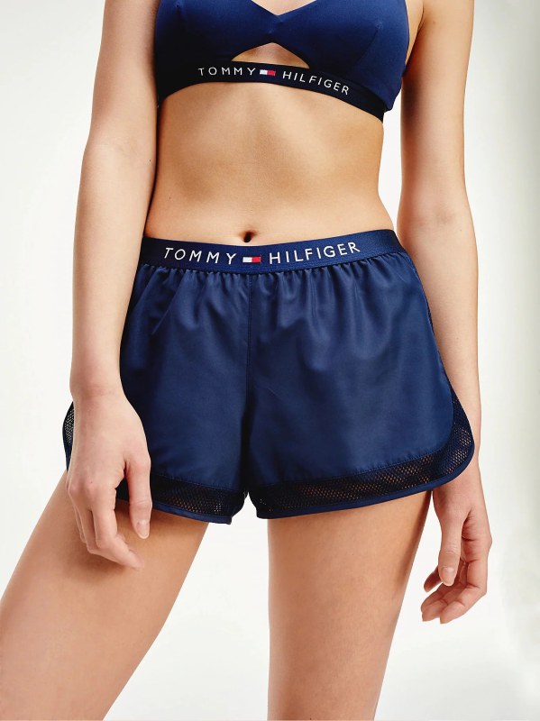 Dámské šortky UW0UW02153-CUN modrá - Tommy Hilfiger