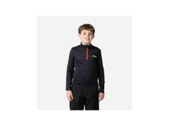ROSSIGNOL Boy Hero 1/2 Zip Warm Stretch mikina s kapucí černá