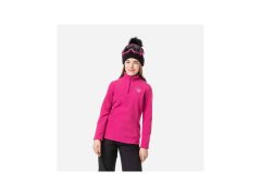Rossignol Girl 1/2 Zip Fleecová mikina růžová