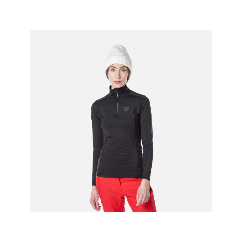Rossignol W Classique 1/2 Zip mikina černá