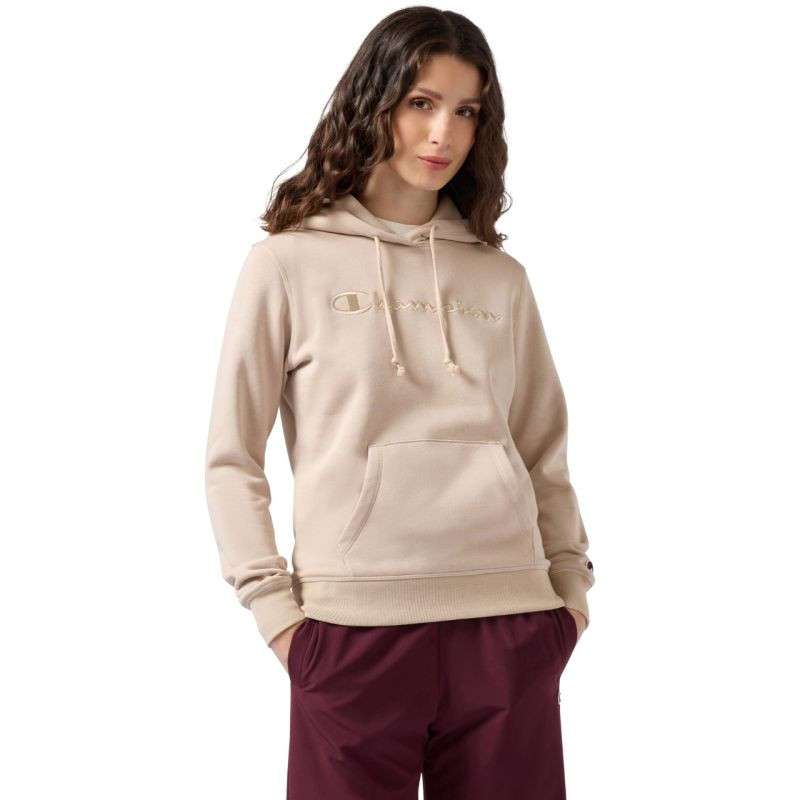 Dámská mikina s kapucí Champion beige 118379 MS099