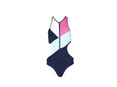 Jednodílné plavky UW0UW01429-616 tmavěmodrá - Tommy Hilfiger 5554539