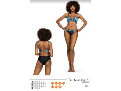 Dámské dvoudílné plavky S940TN4 1 Tanzania 4 černé/mix - Self